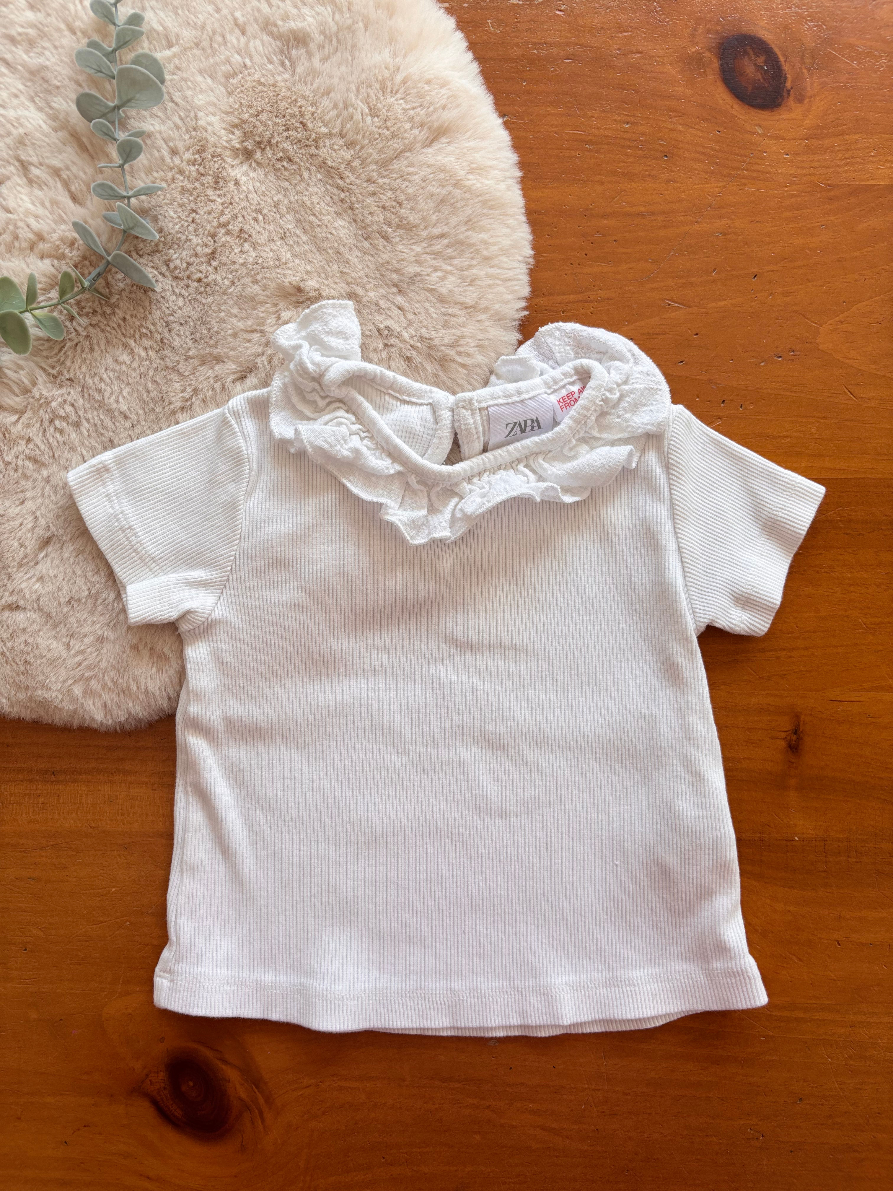 T-shirt côtelé Zara 9-12 mois