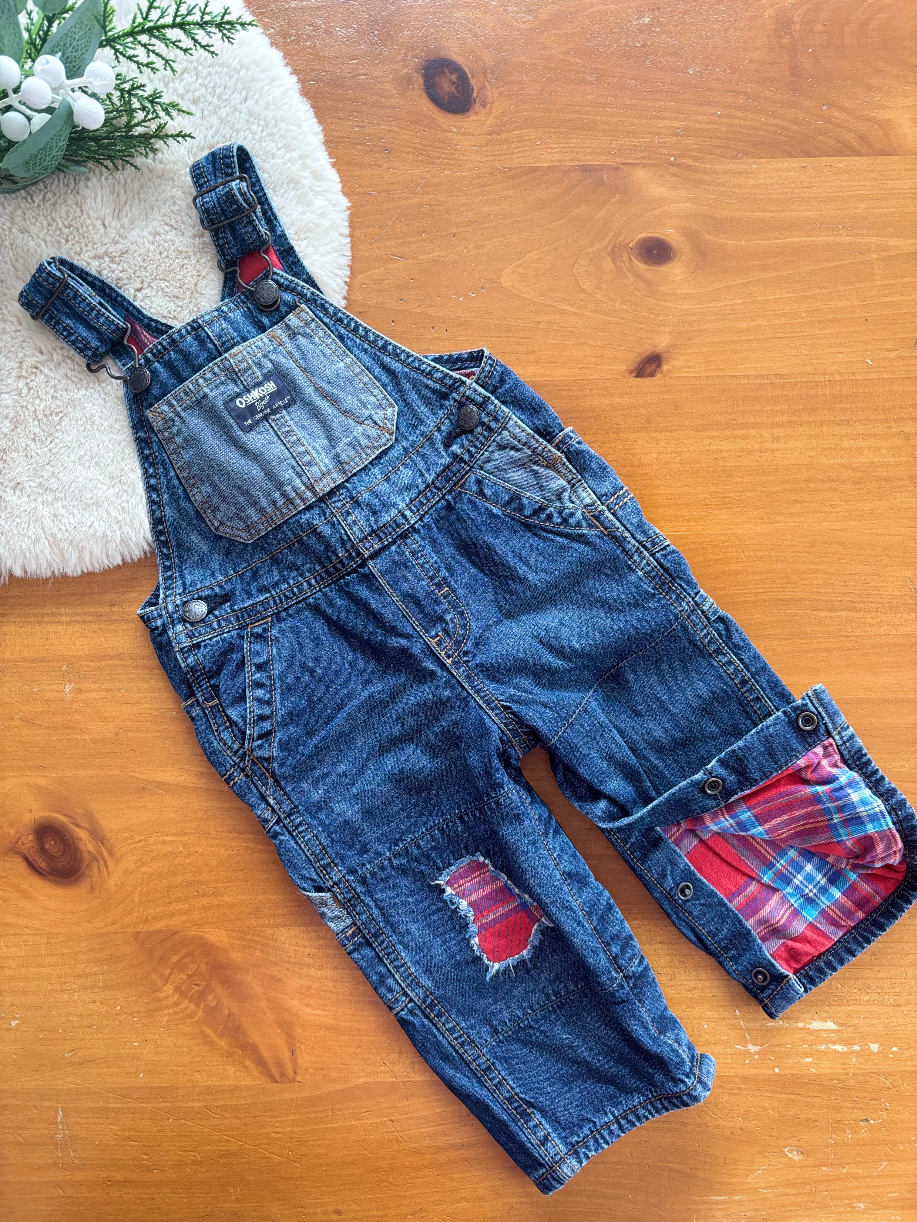 Salopette en denim OshKosh 12 mois
