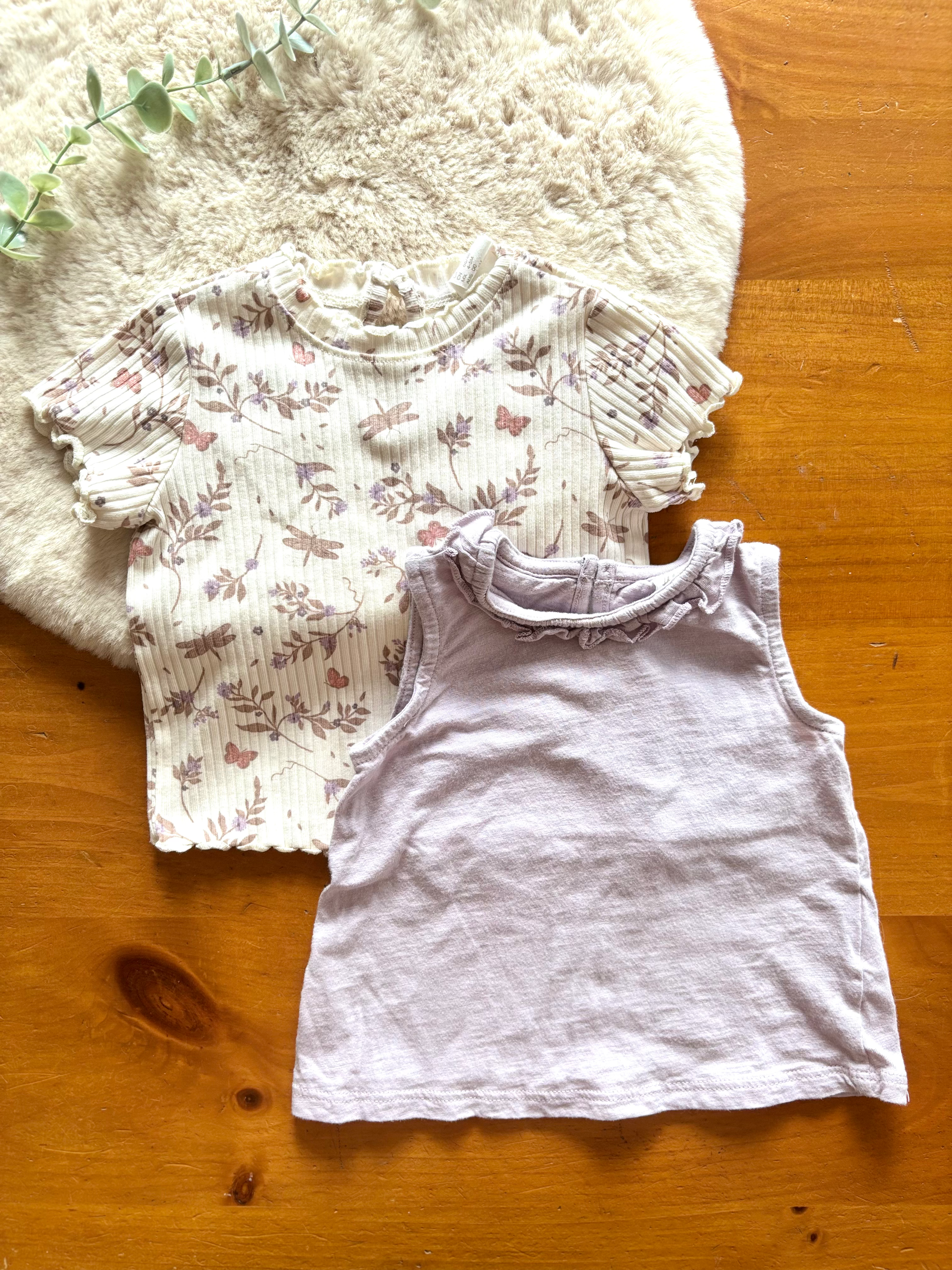 Duo de t-shirts H&M 4-6 mois