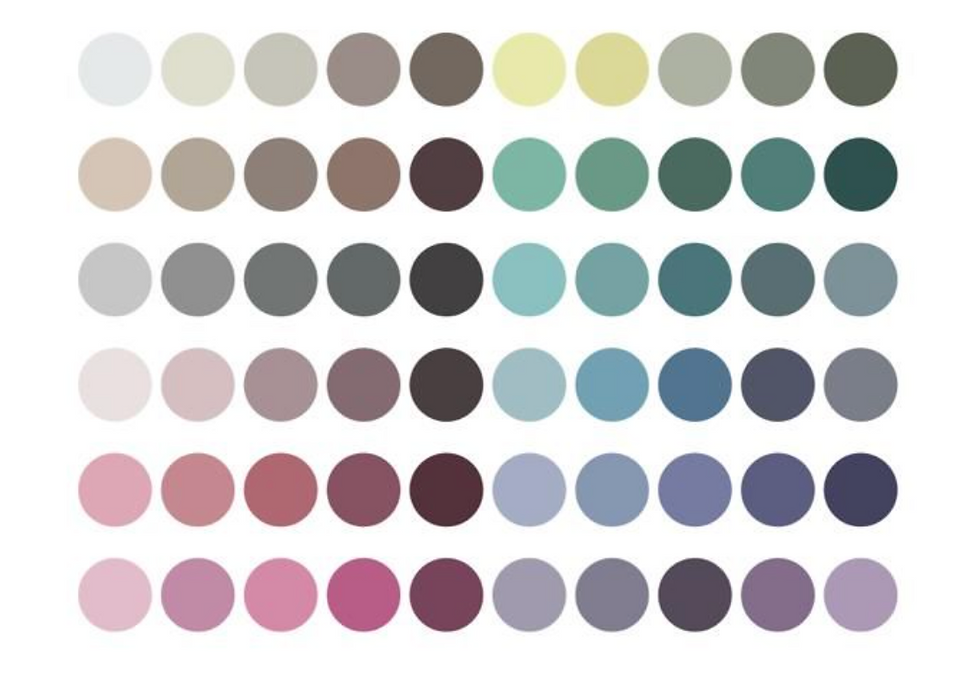 muted summer (or also known as soft summer) — cool tone