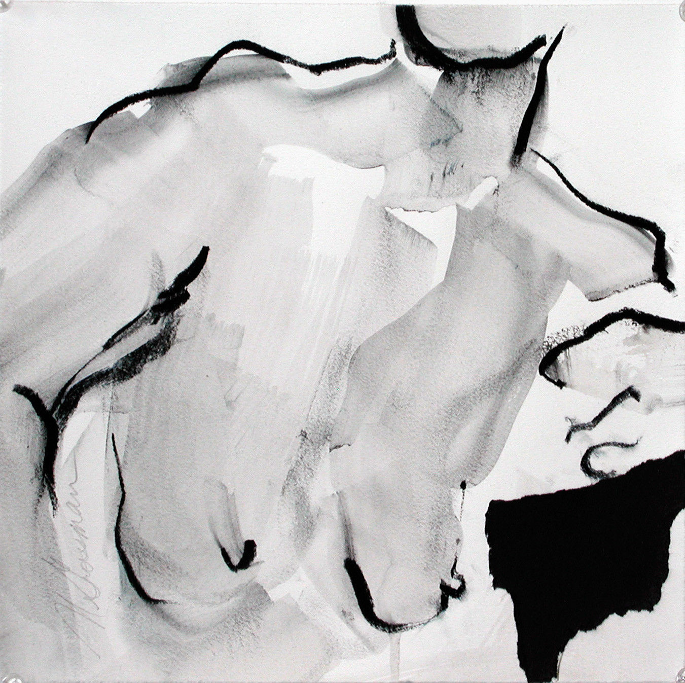 Nude with Black Collage 1