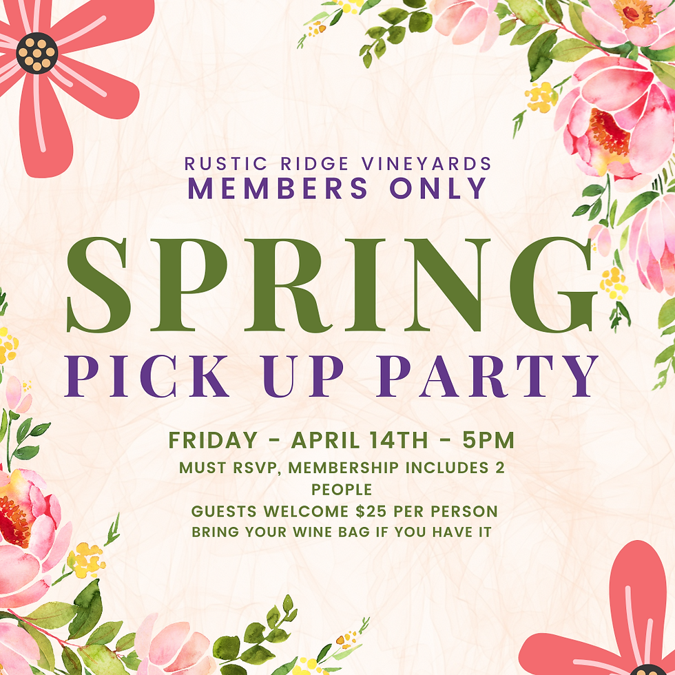 Spring Members Only Party