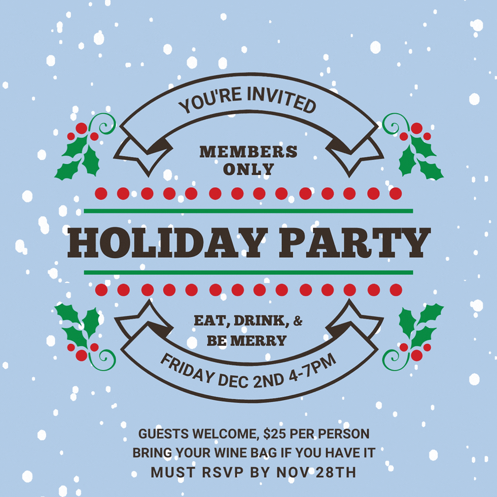 Holiday Party (Members Only)