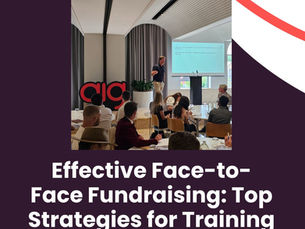 Effective Face-to-Face Fundraising: Top Strategies for Training Your Team