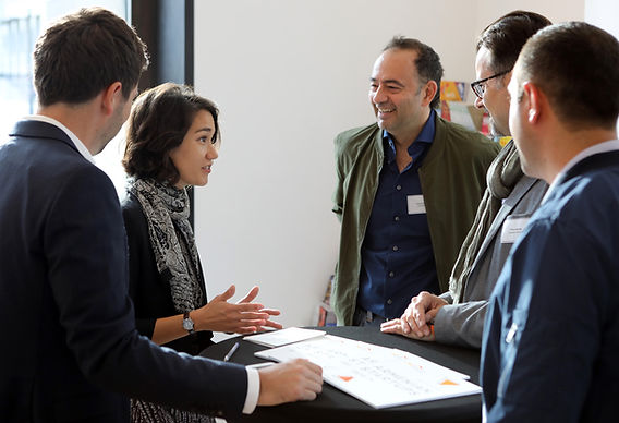 Jessica Berlin moderation at an international tech innovation event