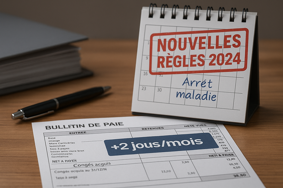 Arrêt maladie et congés payés : ce qui change depuis avril 2024
