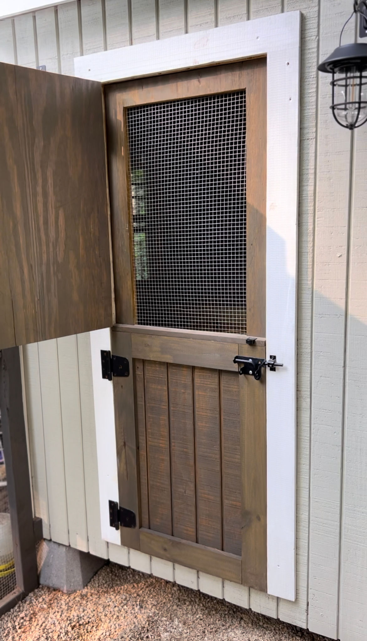 Semi-Dutch Coop Door Plans