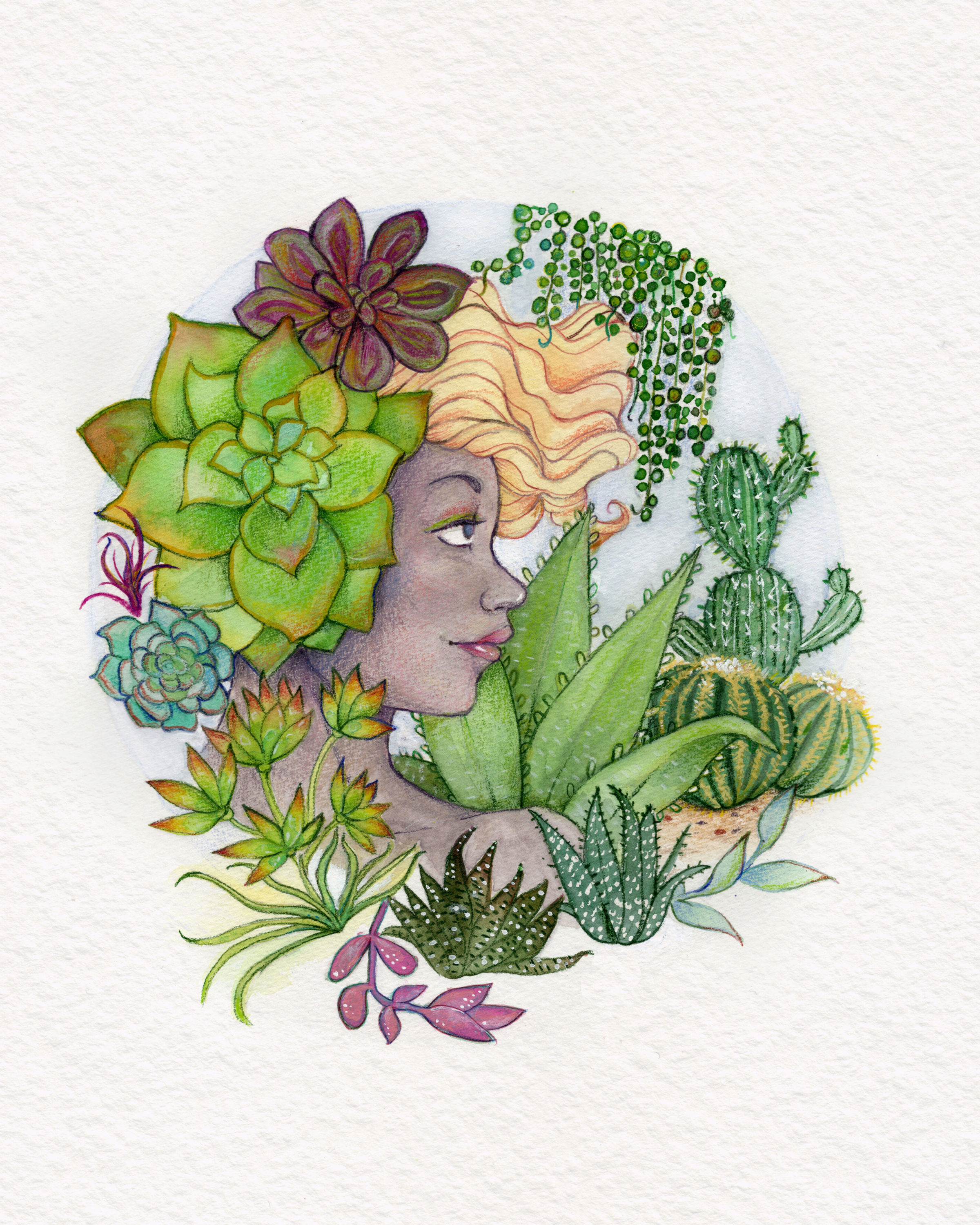 Succulent Print