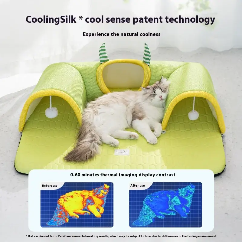 Miniatura: Spring and Summer Breathable Monster Cat Bed Four