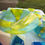 Thumbnail: Extra Large Streaky Green and Aqua Bowl