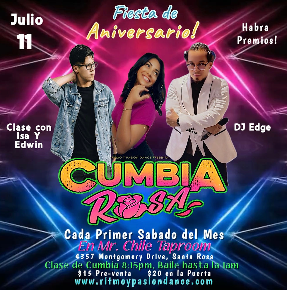 Cumbia Rosa Aniversario!