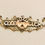 Thumbnail: Antique Victorian Silver & 9ct Rose Gold Double Heart 'Good Luck' Necklace