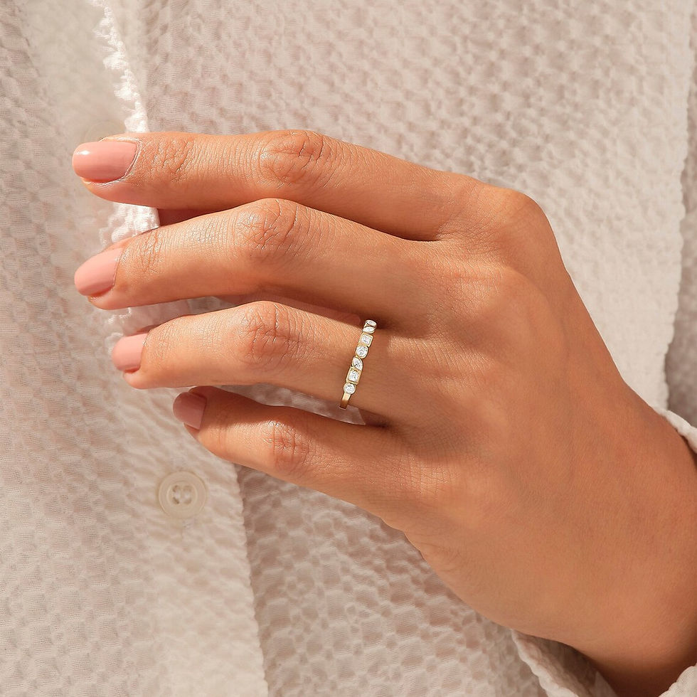 サムネイル： Unique Bridal Ring