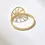 Thumbnail: Yellow Gold Celestial Stacking Diamond Ring