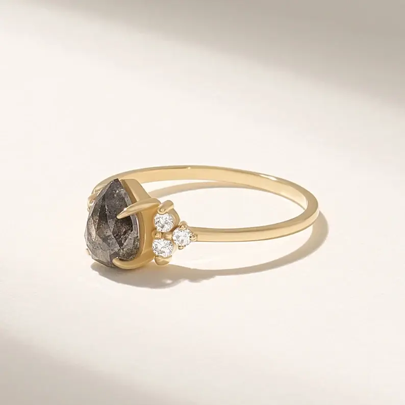 Pepper Diamond Engagement Ring