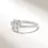 Thumbnail: White Gold Diamond Baguette Ring