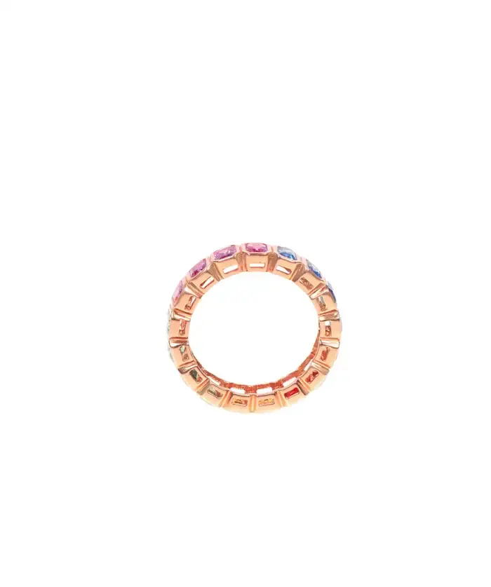 Multi-Sapphire Eternity Ring |Eternity Gemstone Band