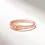 Thumbnail: 18K Solid Rose Gold Tiny Star Signet Ring