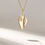 Gold Leaf Pendant Necklace
