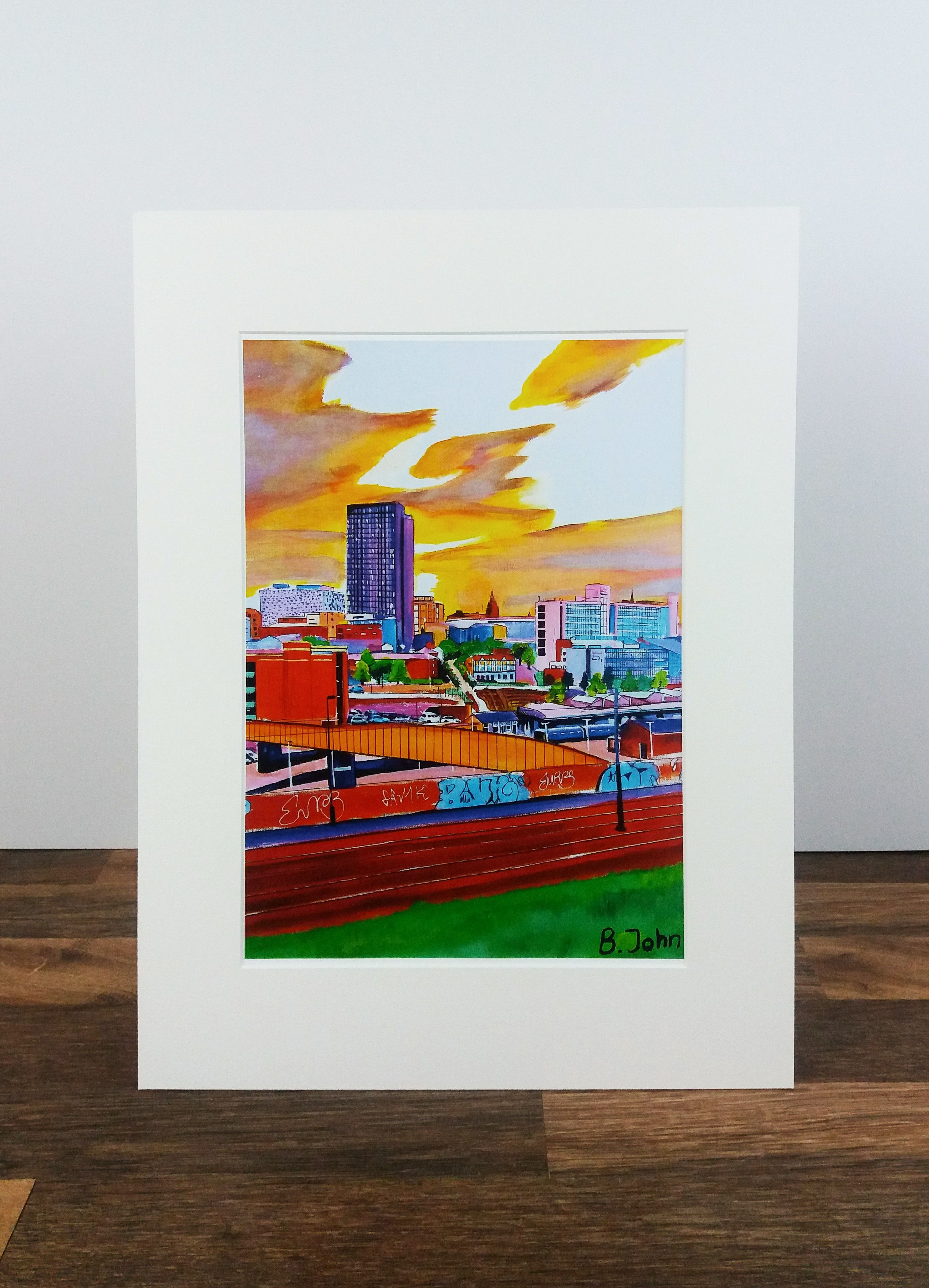 A View of Sheffield City Centre from Park Hill