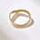 Thumbnail: Yellow Gold Curved Wedding Ring for women