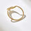 Diamond Tiara Arch Ring, 14k Gold Dainty Wedding Band, Pear Contour Ring