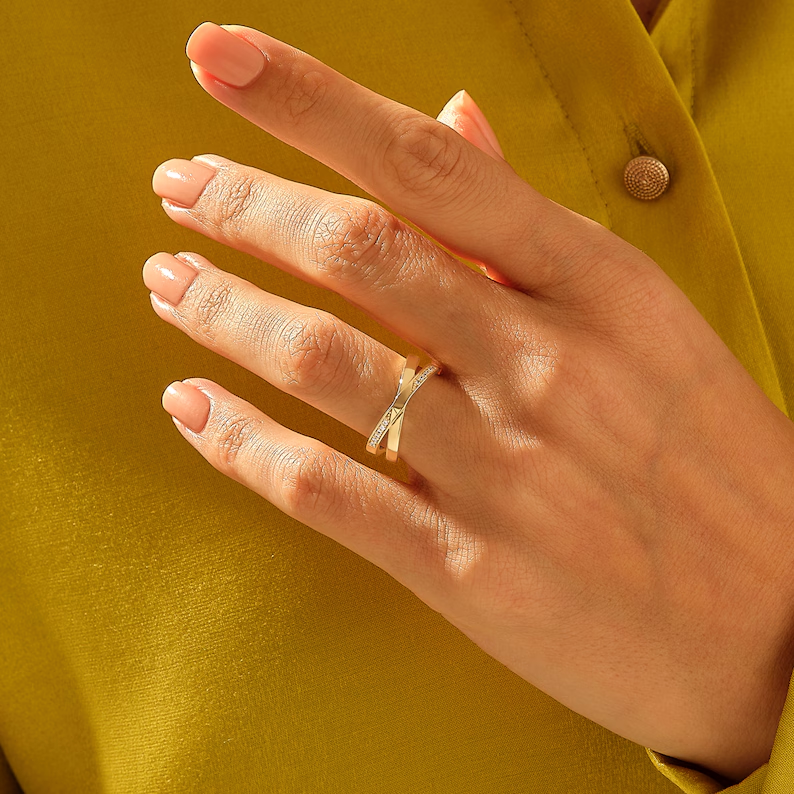 サムネイル： Channel Set Diamond Ring