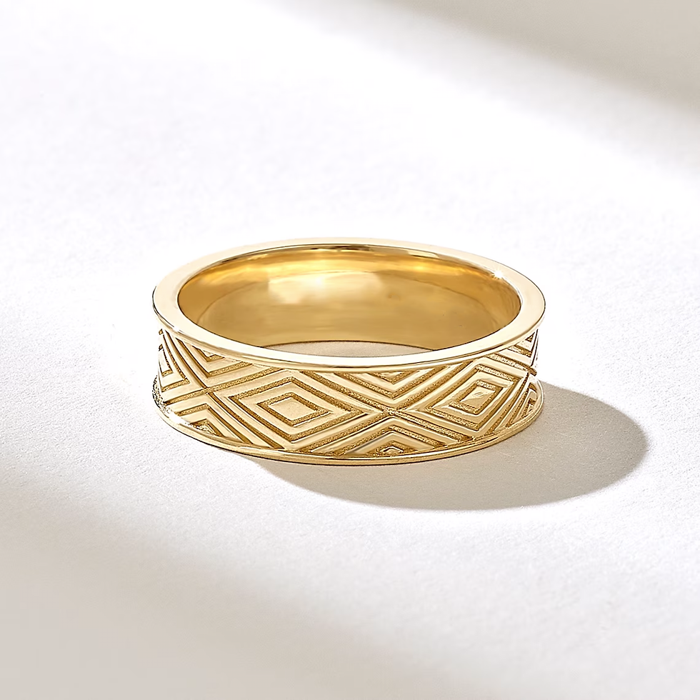 サムネイル： Solid Wide Ring for Women