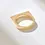Yellow Gold Baguette Diamond Ring with 14K Solid Gold