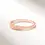 Thumbnail: 18K Rose Gold Tiny Pave Signet Ring