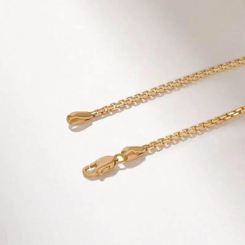 Box Chain Necklace for women