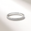 Thumbnail: 14K Solid White Gold Wheat Eternity Wedding Band