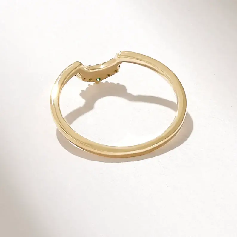 Thumbnail: Green Gemstone Ring for women