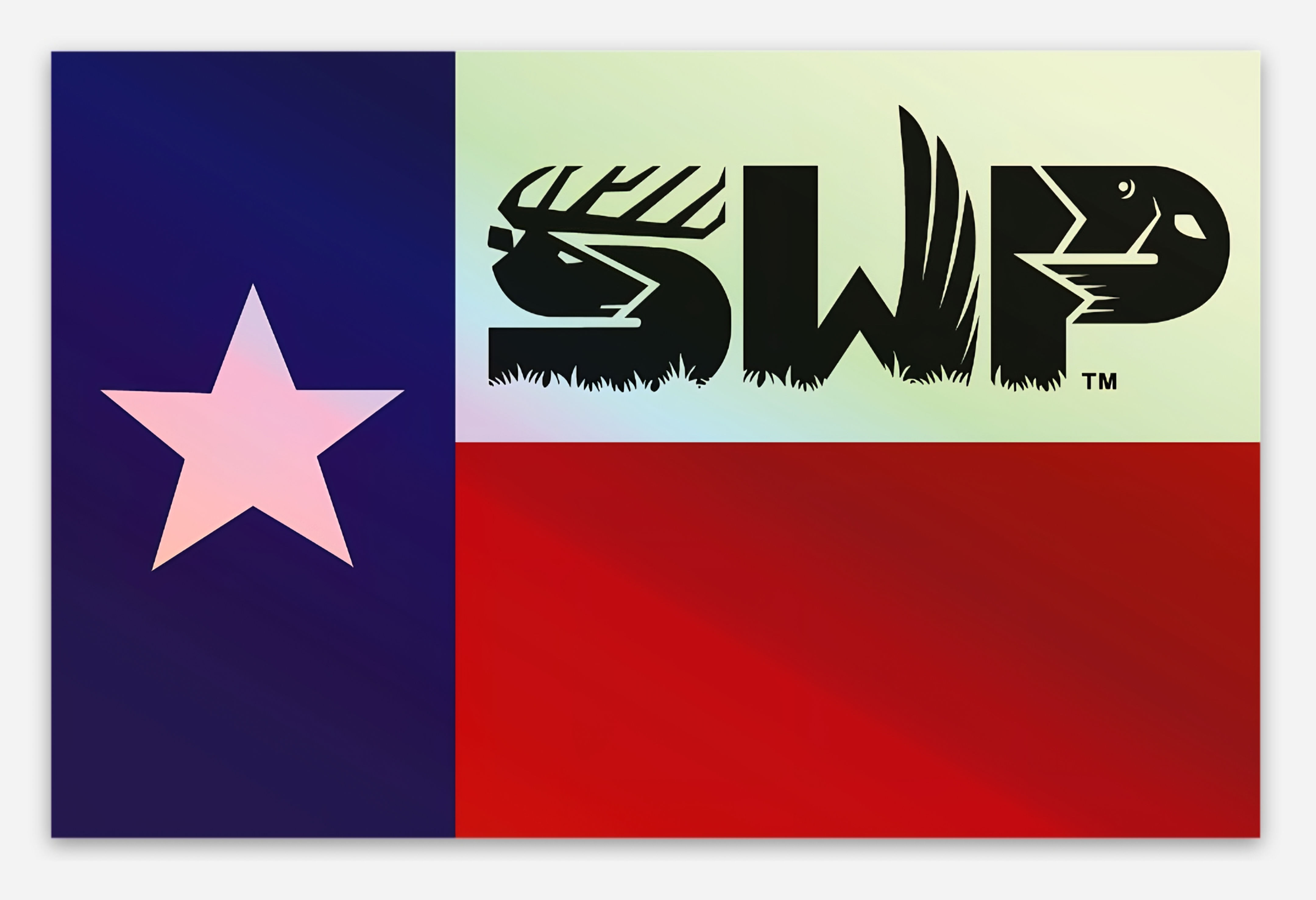 STICKER - HOLOGRAPHIC TEXAS FLAG