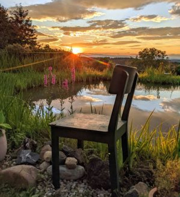 Sessel am Teich