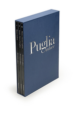 Copertina raccoglitore di volumi, Collezione libri Puglia Inluce in elegante cofanetto