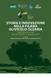 Copertina Libro, Storia e innovazione nella filiera olivicolo-olearia, Ole@Summer School, Bitonto, 19-23 luglio 2021