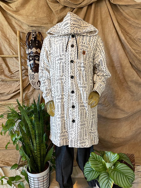 Yɛji Heirloom Mudcloth Jacket | Threads by Dreads