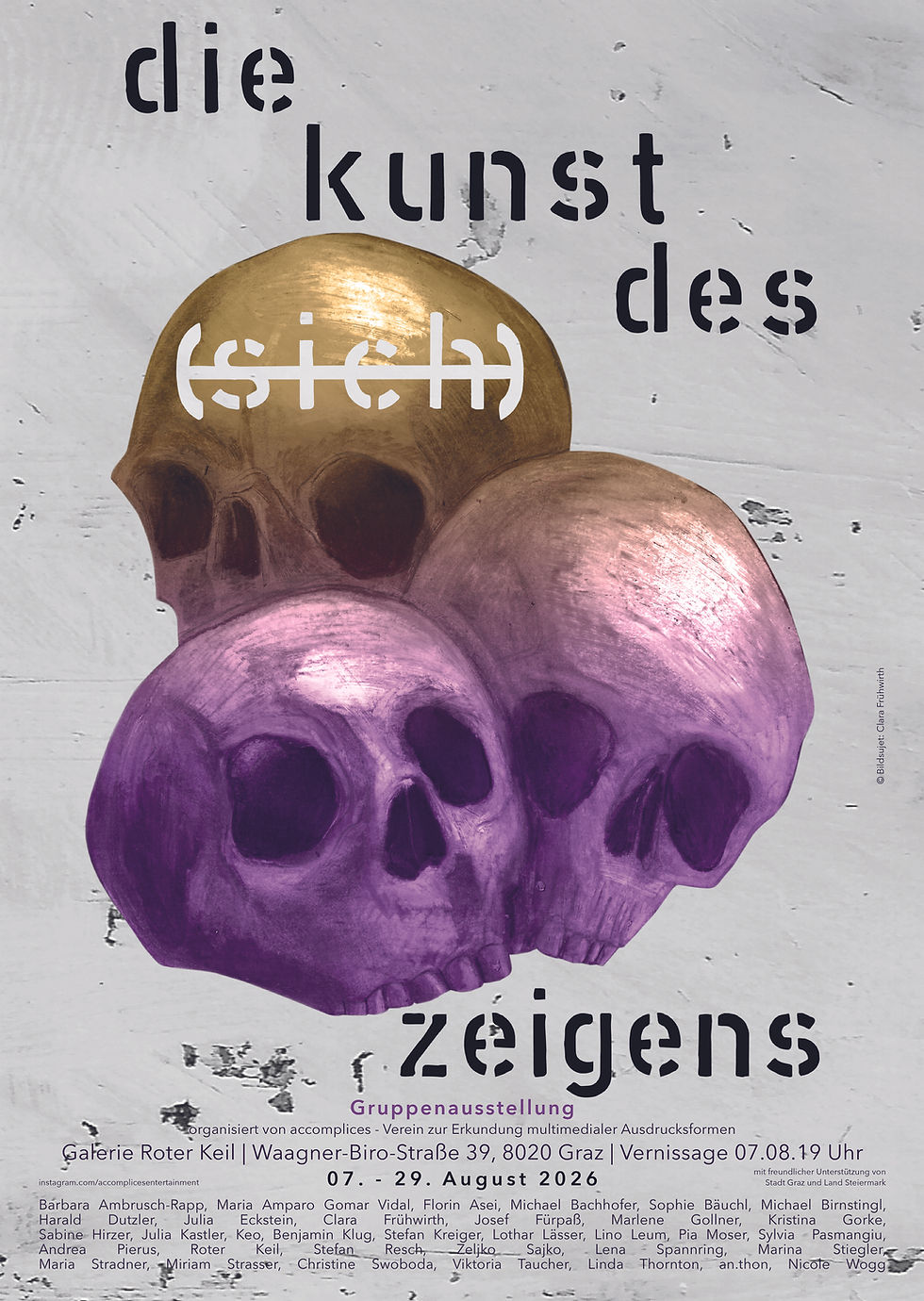 Die Kunst des (sich) Zeigens 7.-29.08.26
