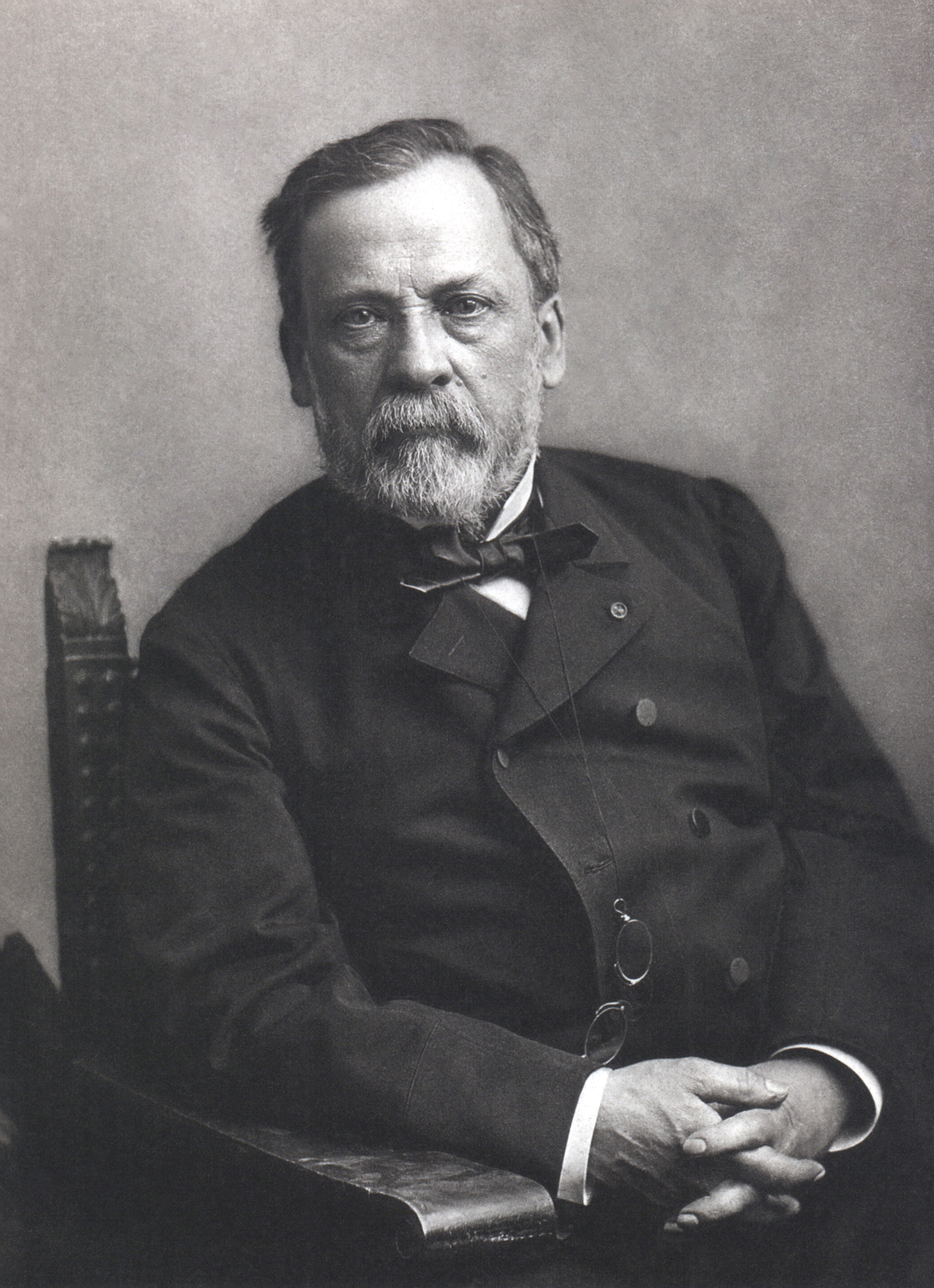 Portret van Louis Pasteur, naamgever van het Pasteur Lab bij LAB-44