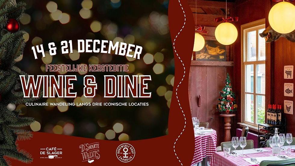 ✨ WINE & DINE: FEESTELIJKE KERSTEDITIE 🎄