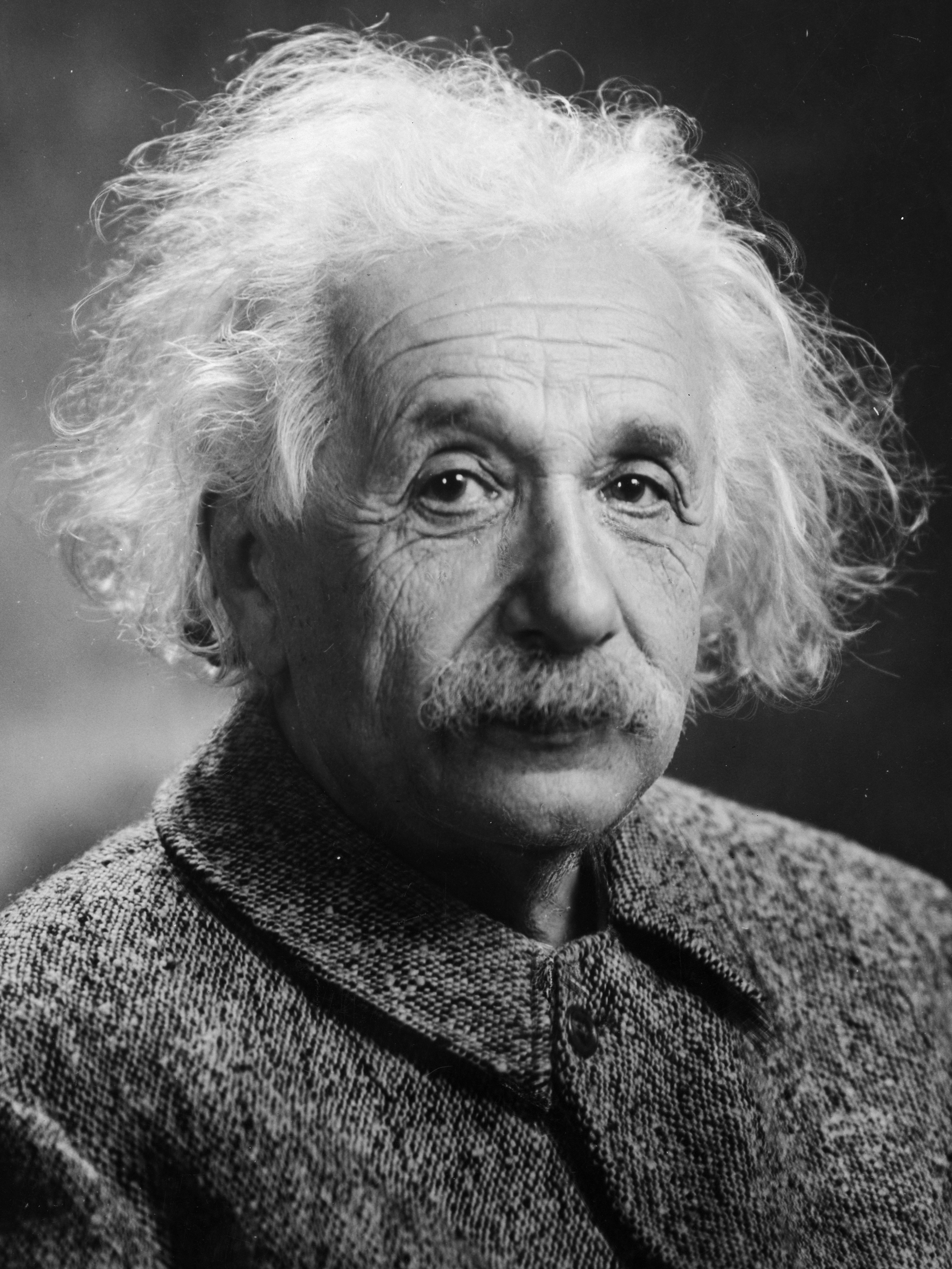 Portret van Albert Einstein, naamgever van het Einstein Lab bij LAB-44