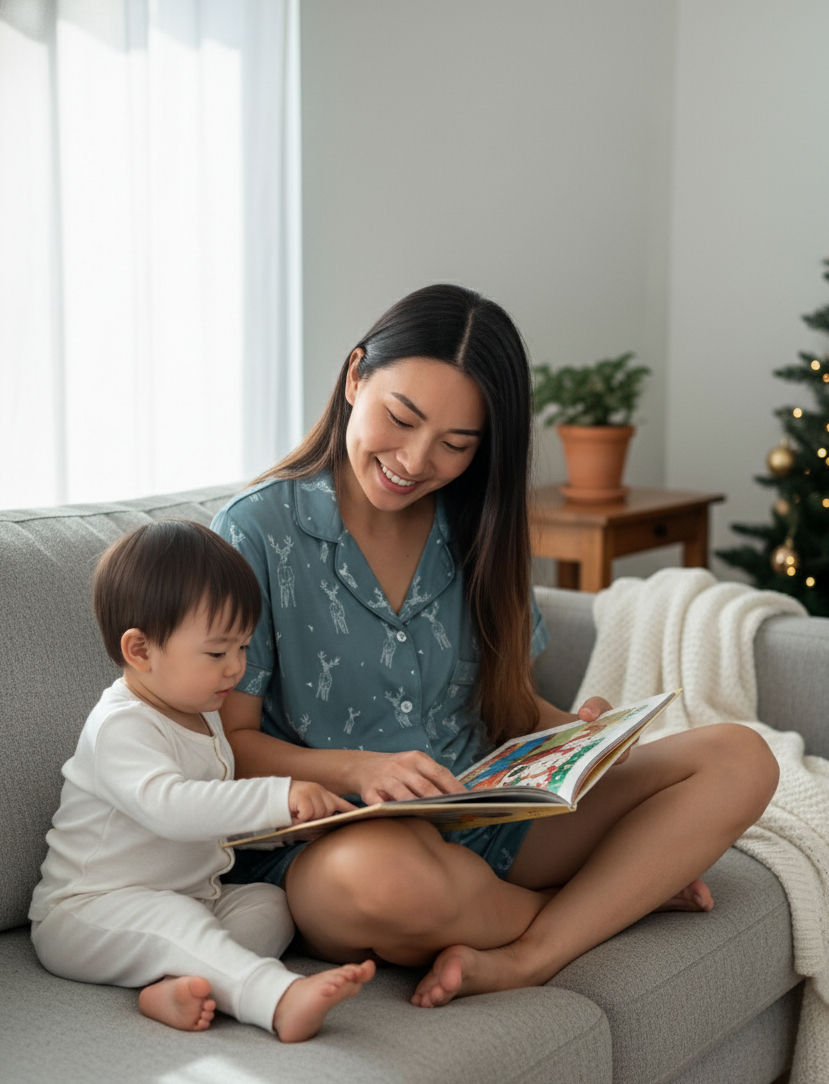 nursing pajamas perfect for Christmas gifting