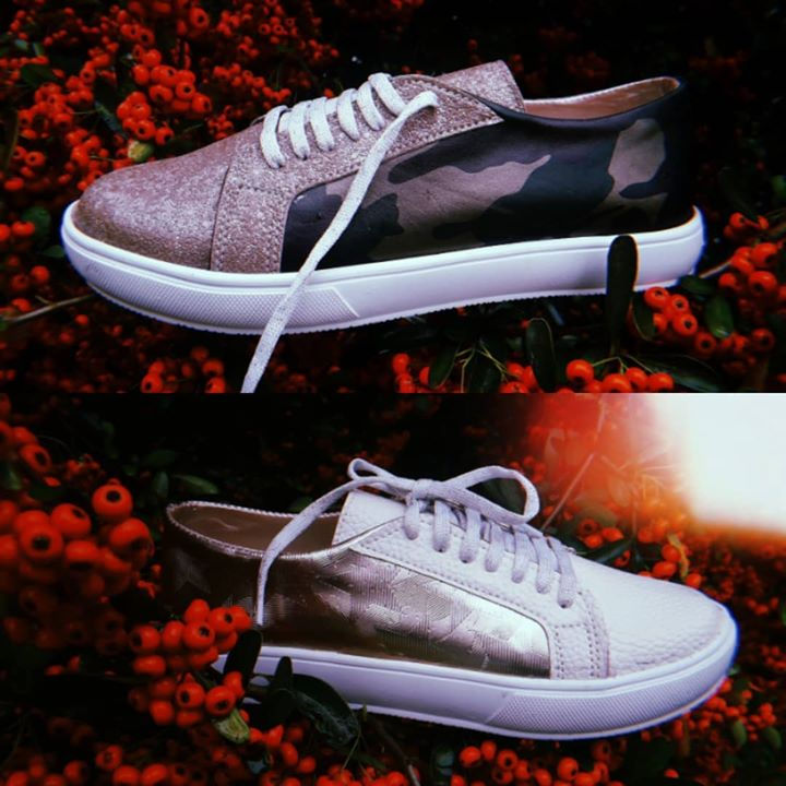 Nuestras Zapas hechas a mano 💟🔨👟 #ama