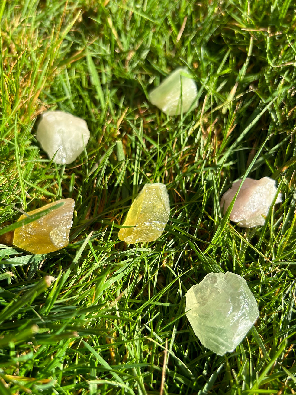 Thumbnail: Green Calcite Raw