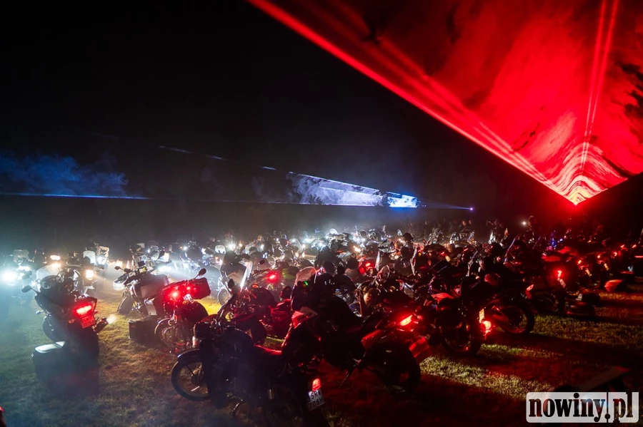 pokaz laserowy na Motoflaga w dzimierzu
