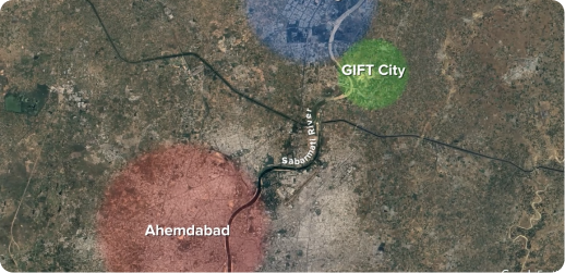 Gift City Ariel view