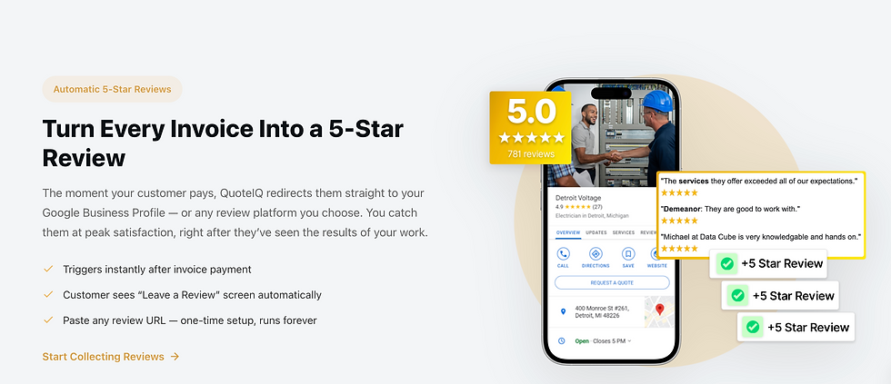 Google Review Multiplier- QuoteIQ Exclusive