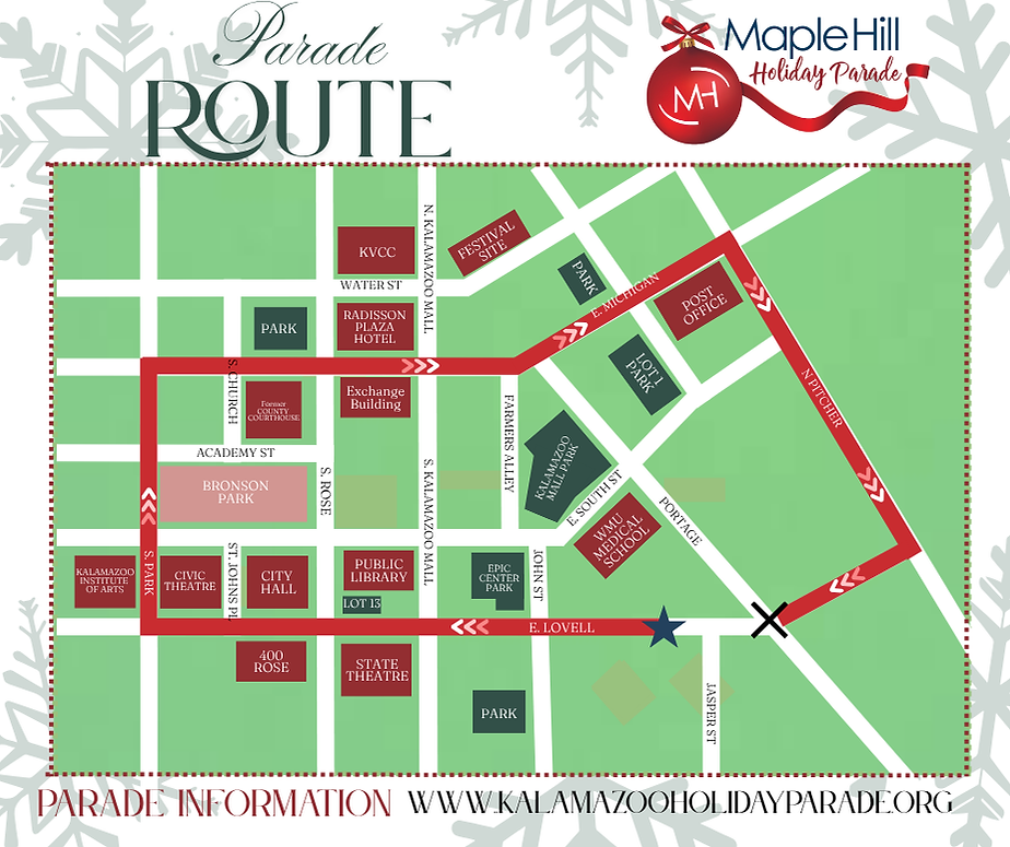 2025 Holiday Parade Route Only (1).png
