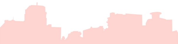 city outline in pink